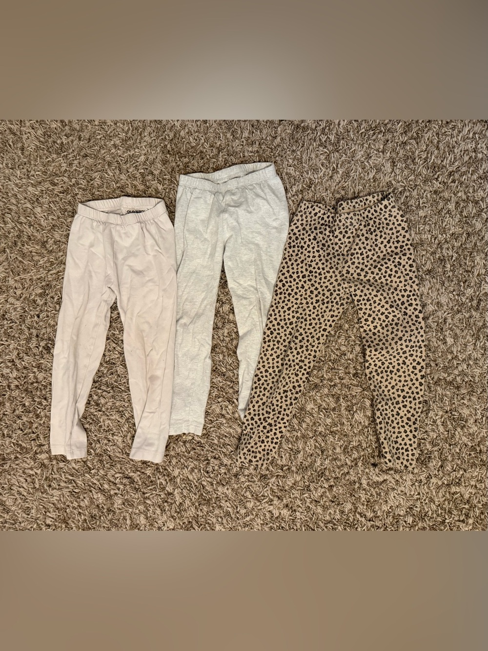 Lot of 3T Toddler Girls “Neutral-themed” Leggings